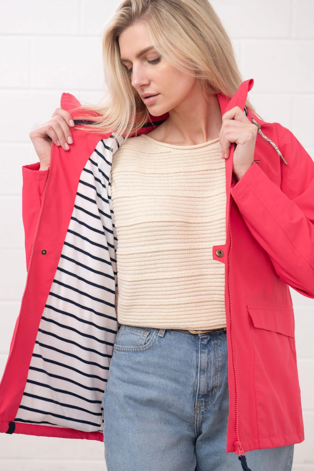 Lighthouse Clothing Beachcomber Coat - Pink