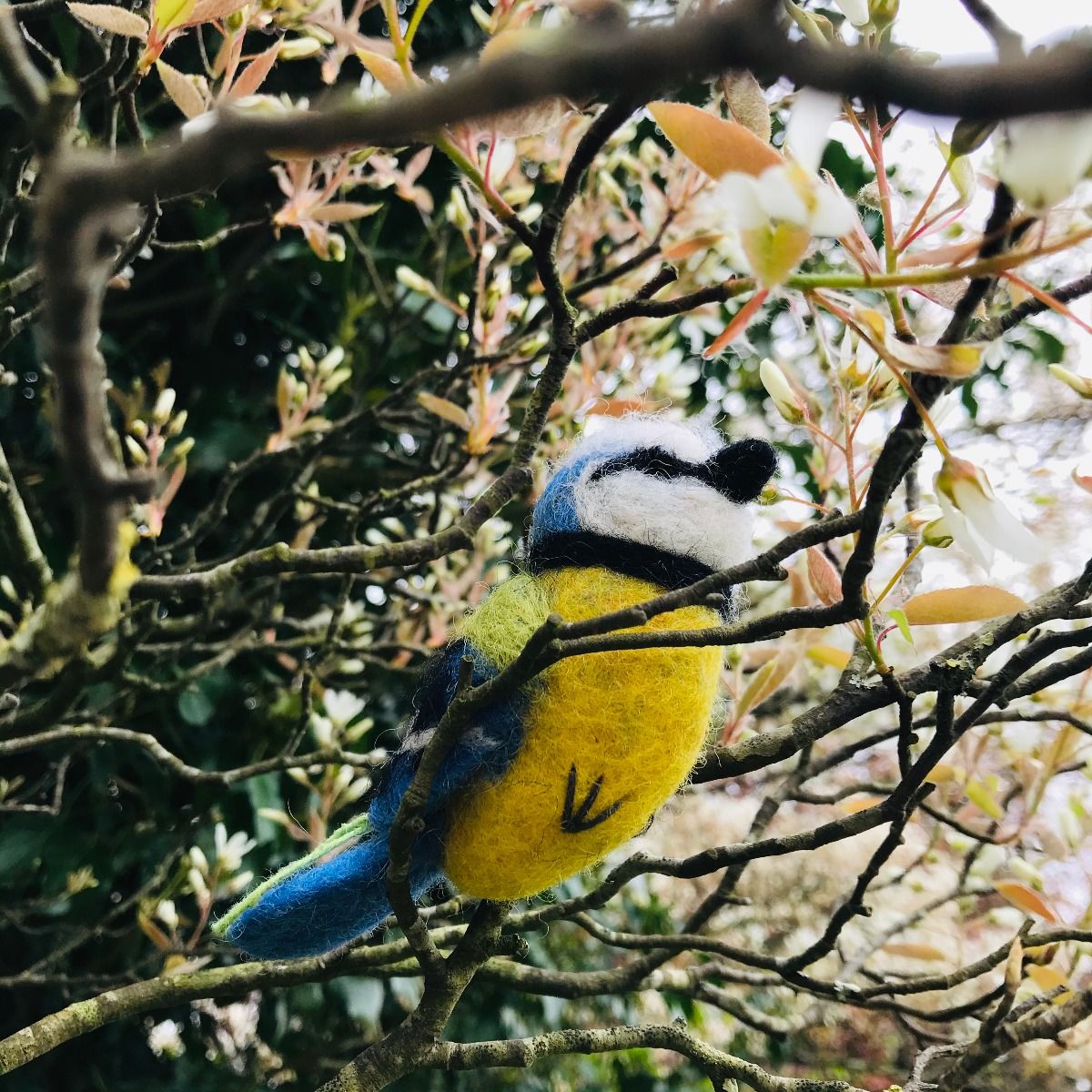Felt So Good Bella Blue Tit Hanging Decoration