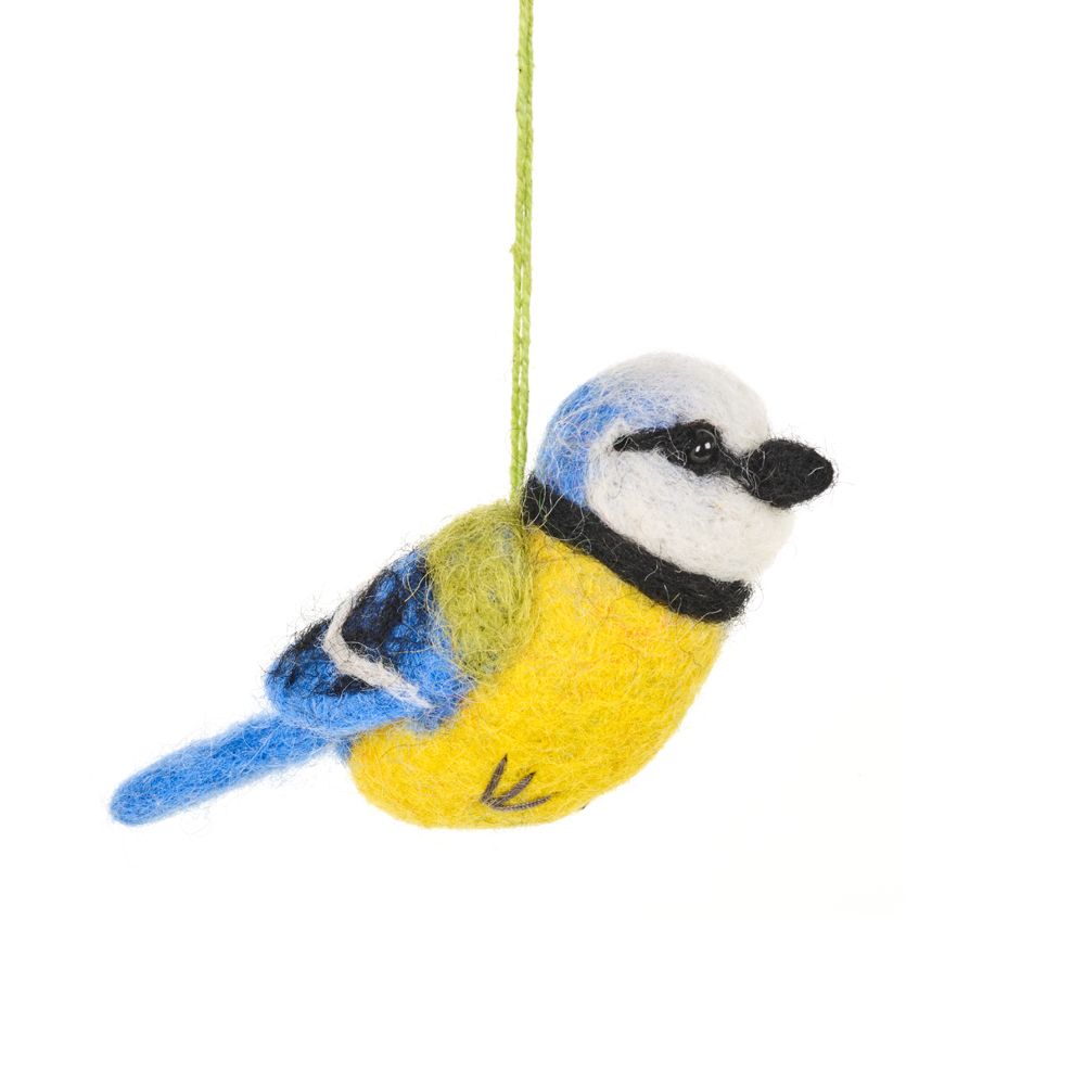 Felt So Good Bella Blue Tit Hanging Decoration