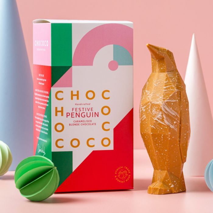 Chococo Gold Blonde Chocolate Penguin
