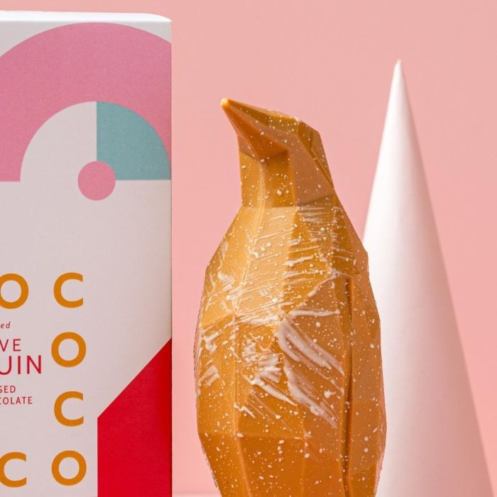 Chococo Gold Blonde Chocolate Penguin