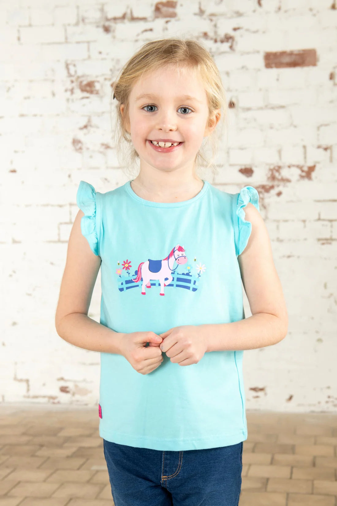 Lighthouse Clothing Causeway Top - Pony Print