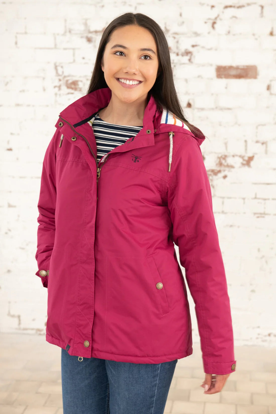 Lighthouse Clothing Eva Coat - Claret