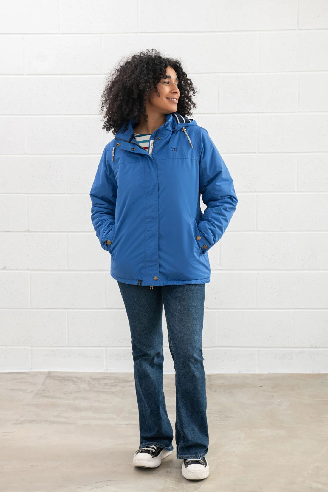 Lighthouse Clothing Eva Coat - Deep Indigo