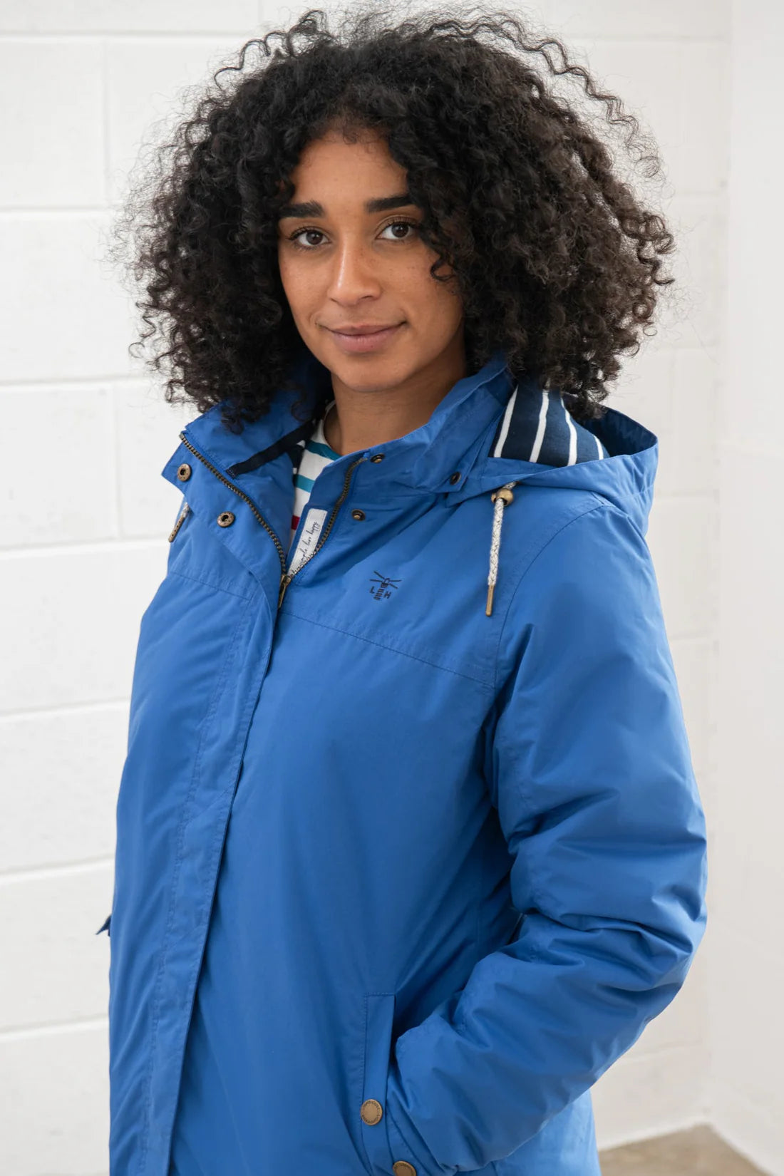 Lighthouse Clothing Eva Coat - Deep Indigo