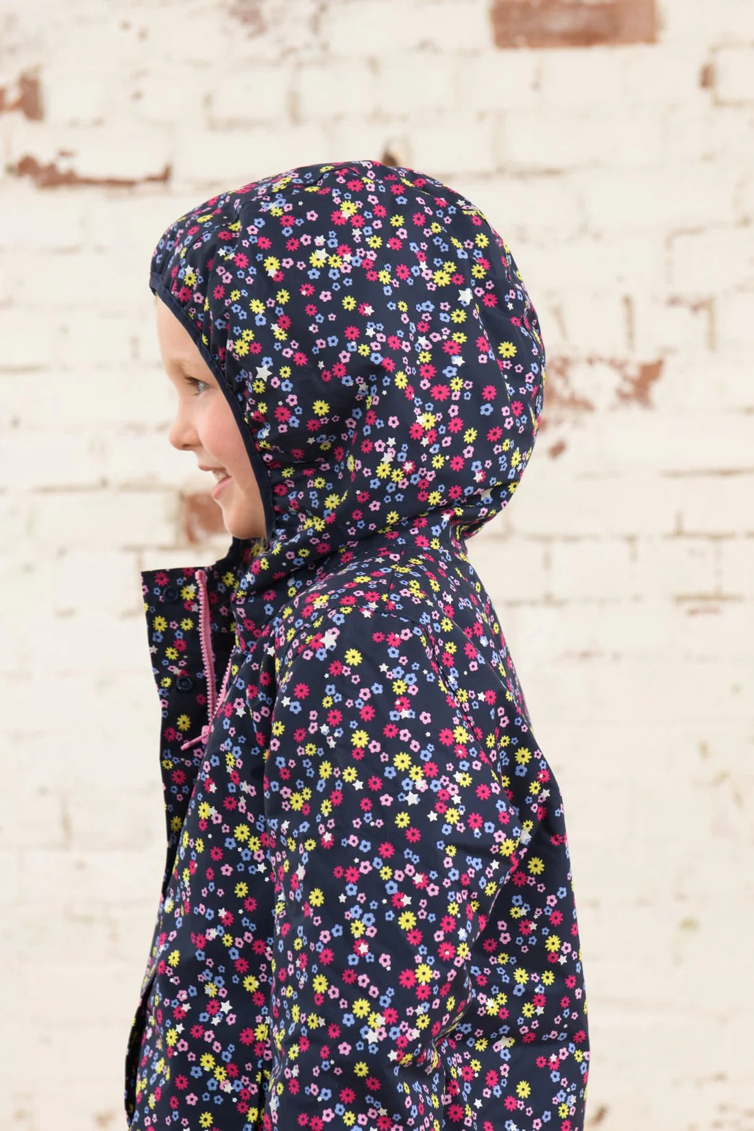 Lighthouse Clothing Freya Coat - Navy Floral