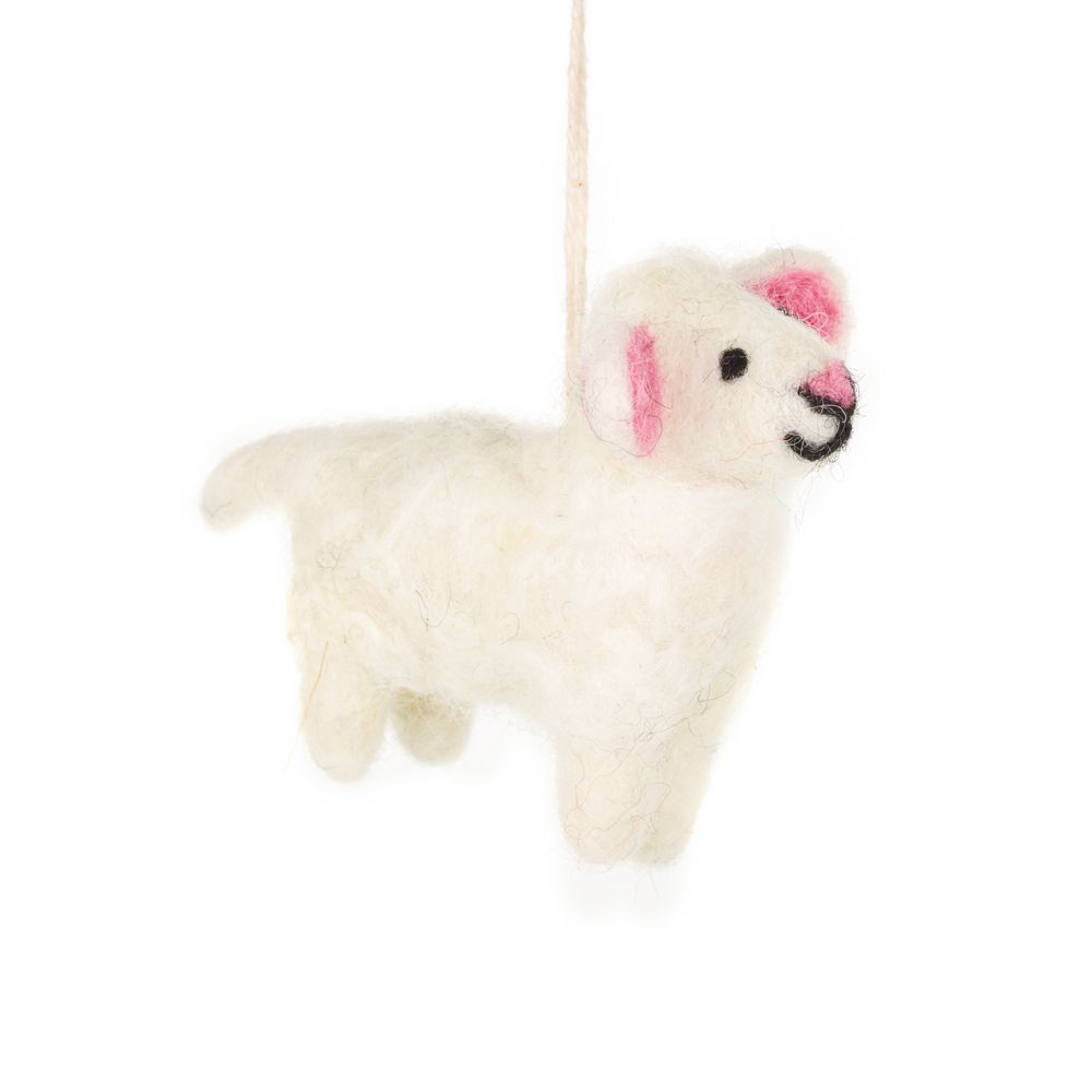 Felt So Good Lulu Lamb Hanging Decoration