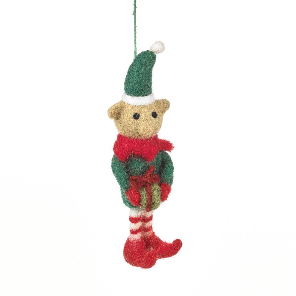 Cheeky Elf Hanging Decoration