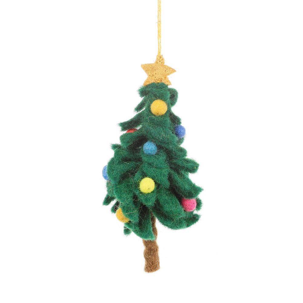 Colourful Christmas Tree Hanging Decoration