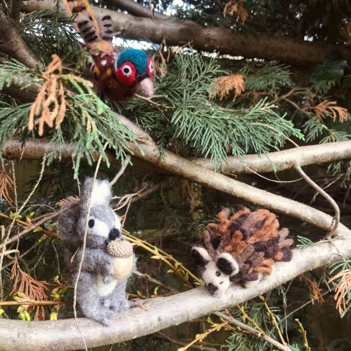 Felt So Good Eric Squirrel Hanging Decoration
