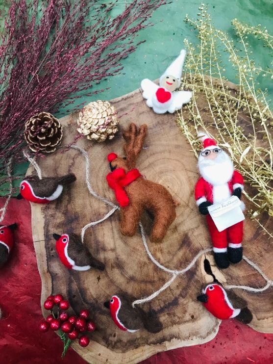 Brown Rudolph Reindeer Hanging Decoration