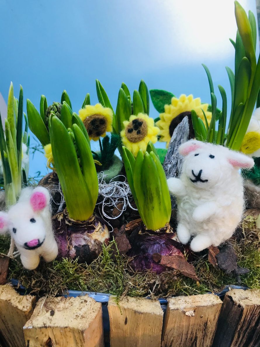 Felt So Good Lulu Lamb Hanging Decoration