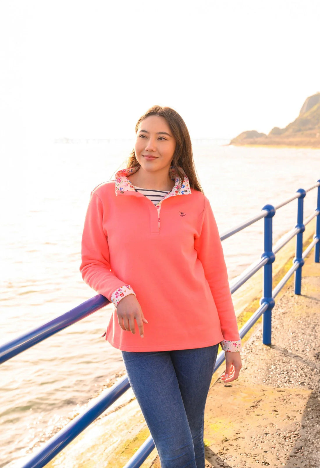 Lighthouse Clothing Ladies Jersey - Coral