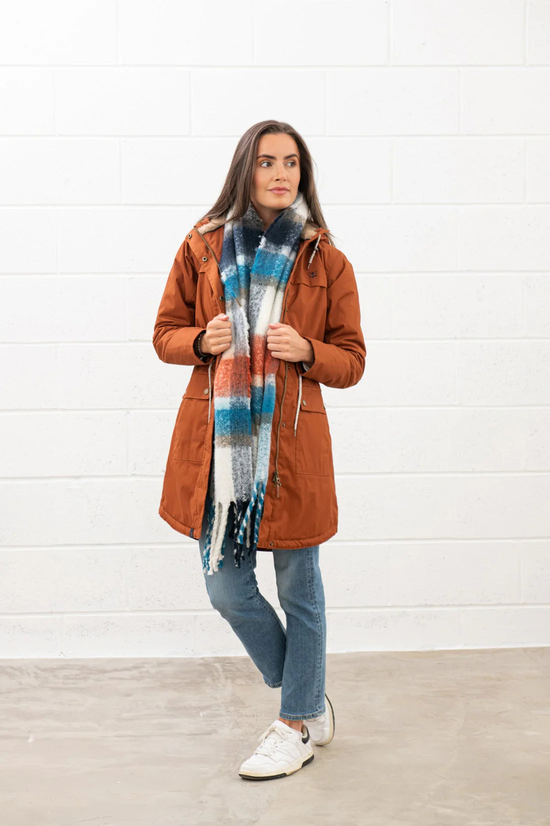 Lighthouse Clothing Isobel Coat - Rust