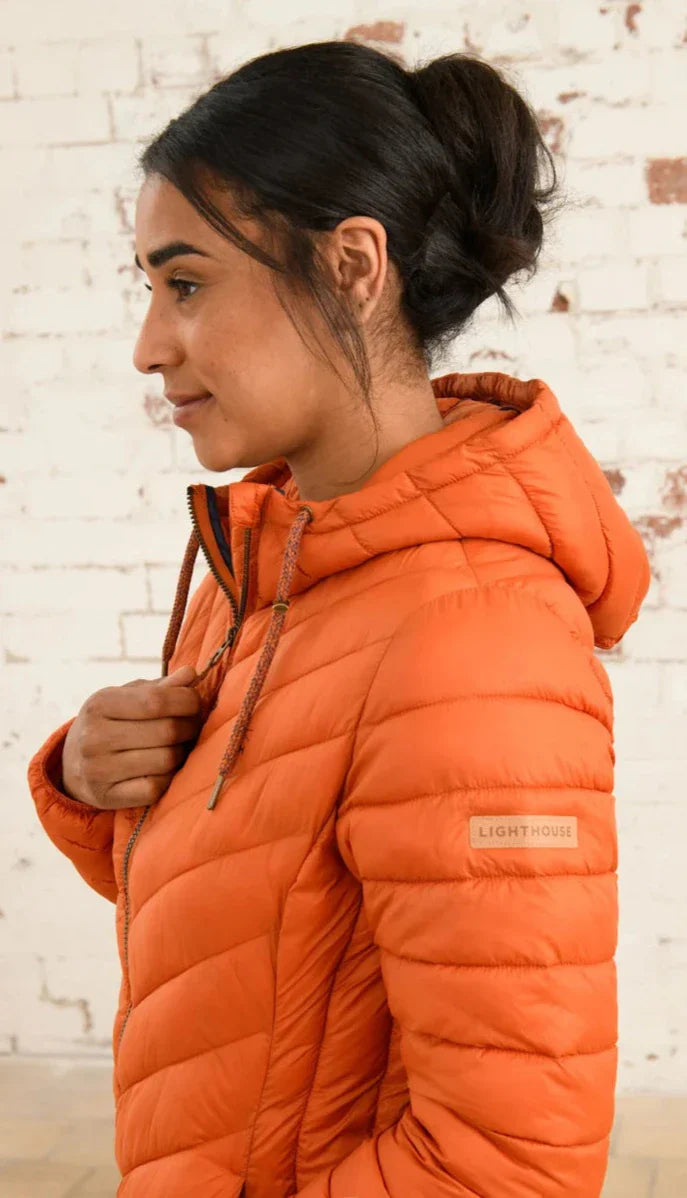Lighthouse Clothing Laurel Ladies Coat - Burnt Orange
