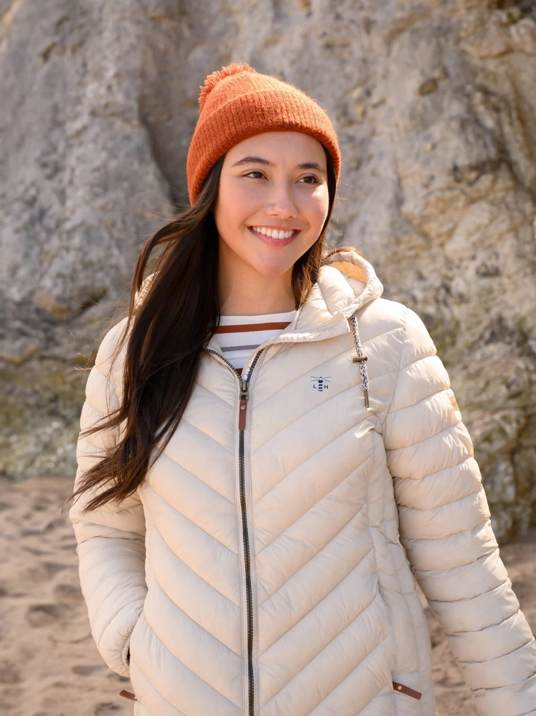 Lighthouse Clothing Laurel Ladies Coat - Irish Cream