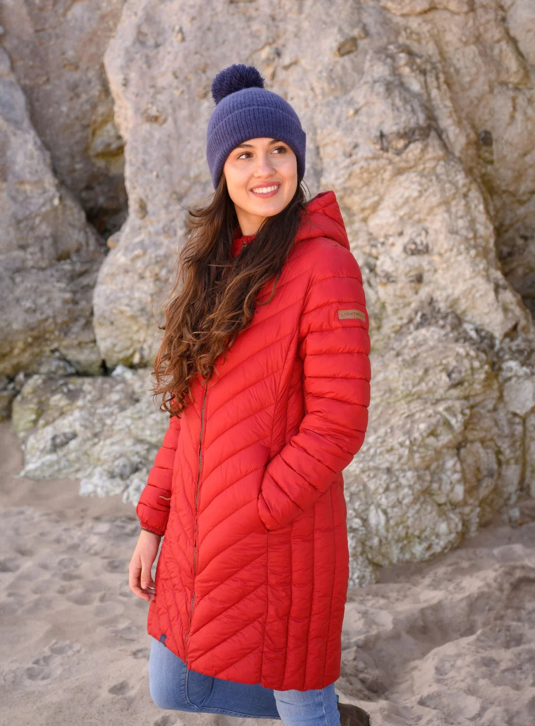 Lighthouse Clothing Laurel Ladies Coat - Red