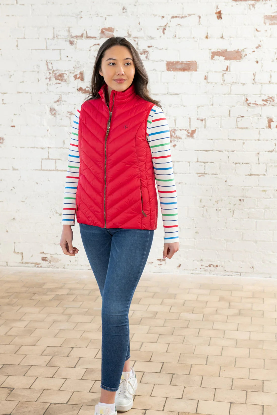 Lighthouse Clothing Laurel Gilet - Poppy