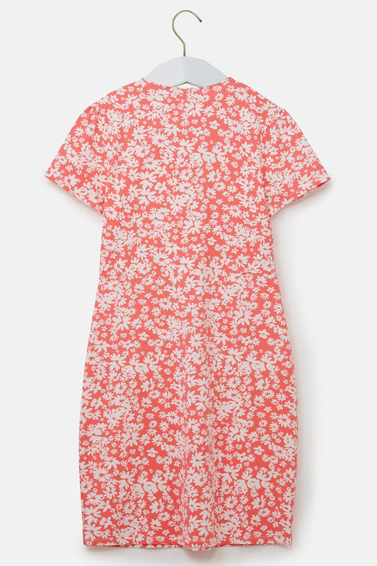 Lighthouse Clothing Lena Dress - Coral Daisy