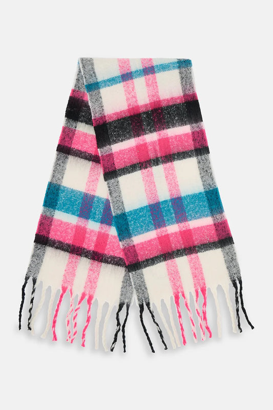 Lighthouse Clothing Scarf - Rust, Pink & Navy