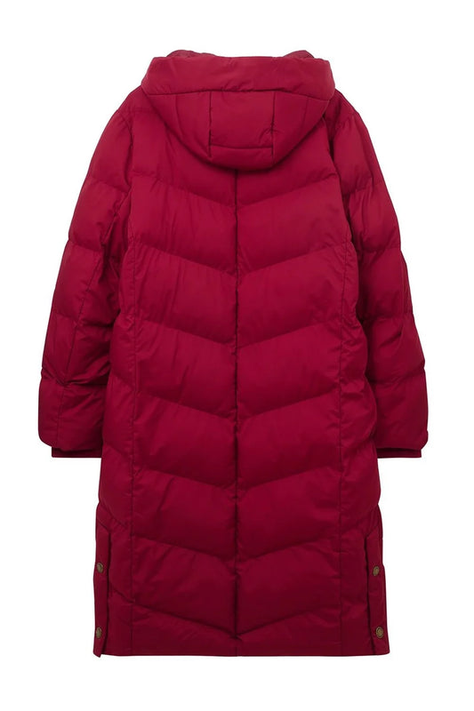Lighthouse Clothing Savannah Long Coat - Maroon