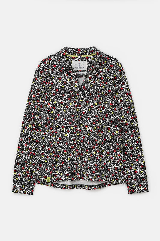 Lighthouse Clothing Maya Shirt - Red Apple Floral