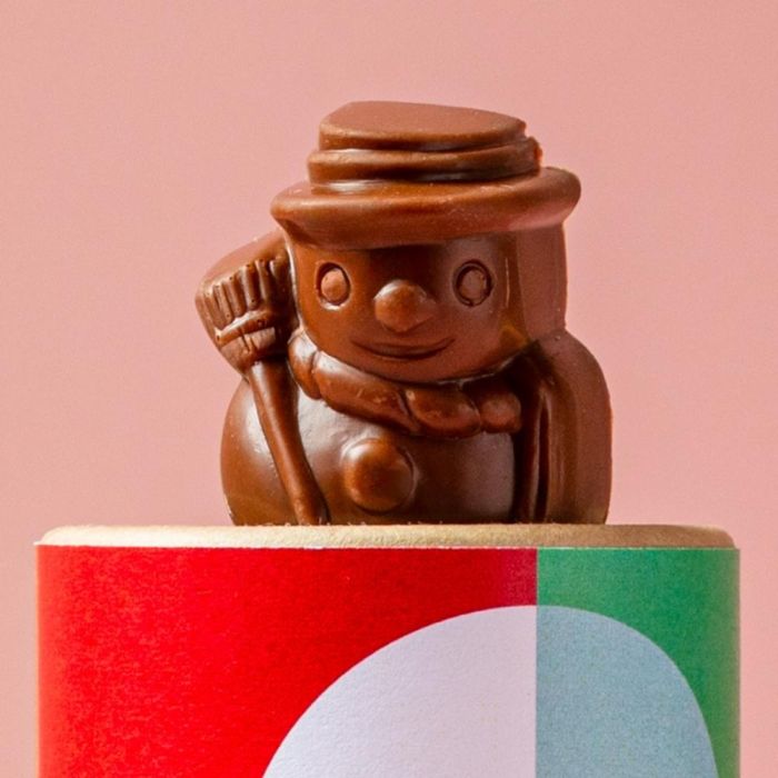 Chococo Milk Chocolate Snowman Tube