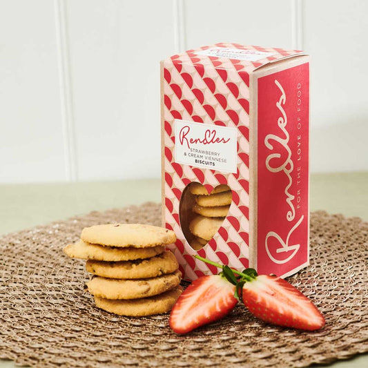 Rendles Strawberry & Cream Viennese Biscuits