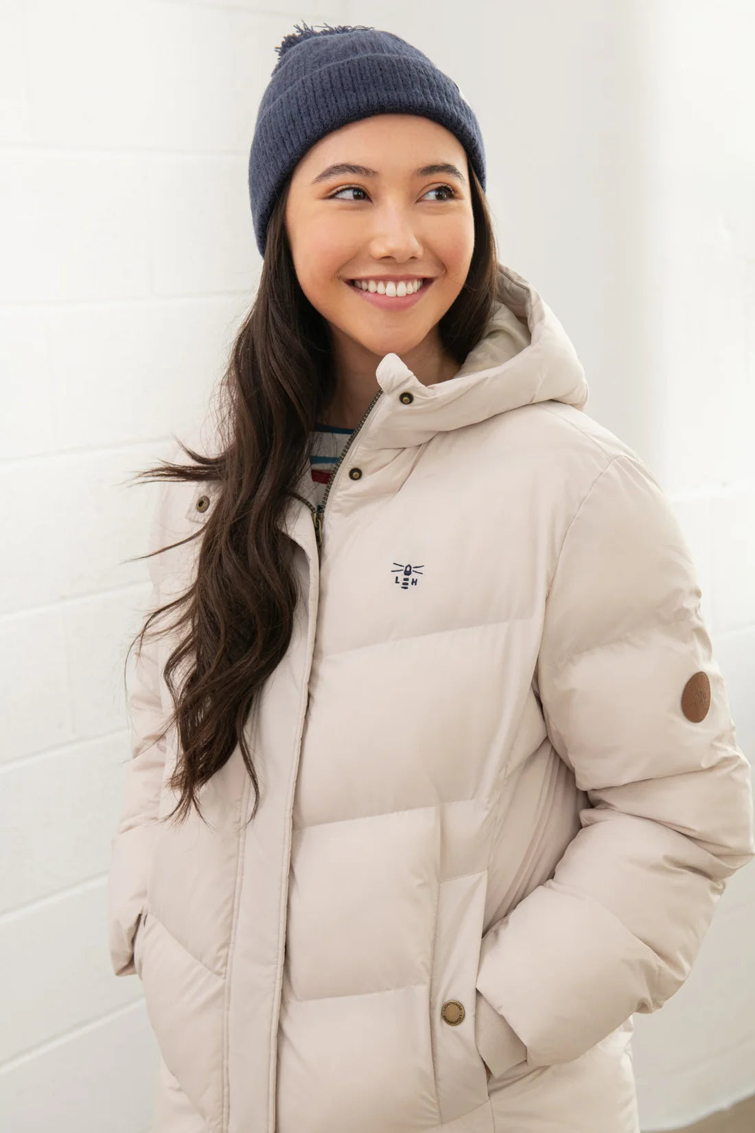 Lighthouse Clothing Savannah Long Coat - Irish Cream