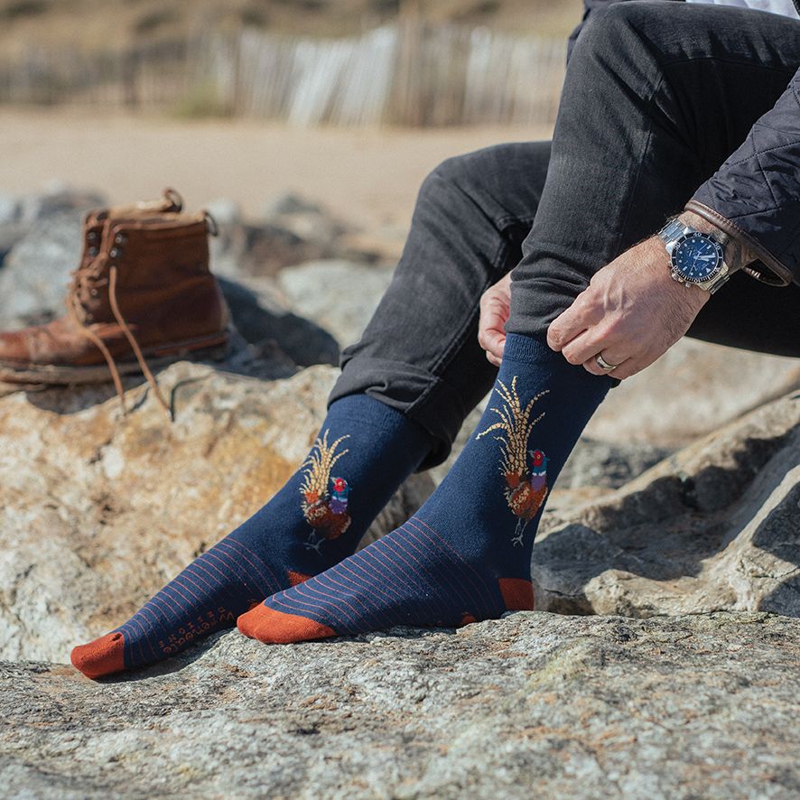 Wrendale 'Ready for my Close Up Pheasant' Men's Socks