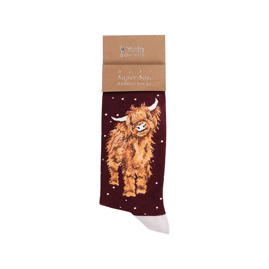 Wrendale 'A Highland Christmas' Men's Socks