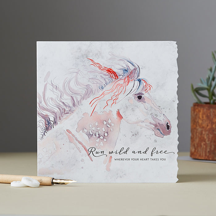 Tarjeta de felicitación de dolomita imaginativa con borde adornado