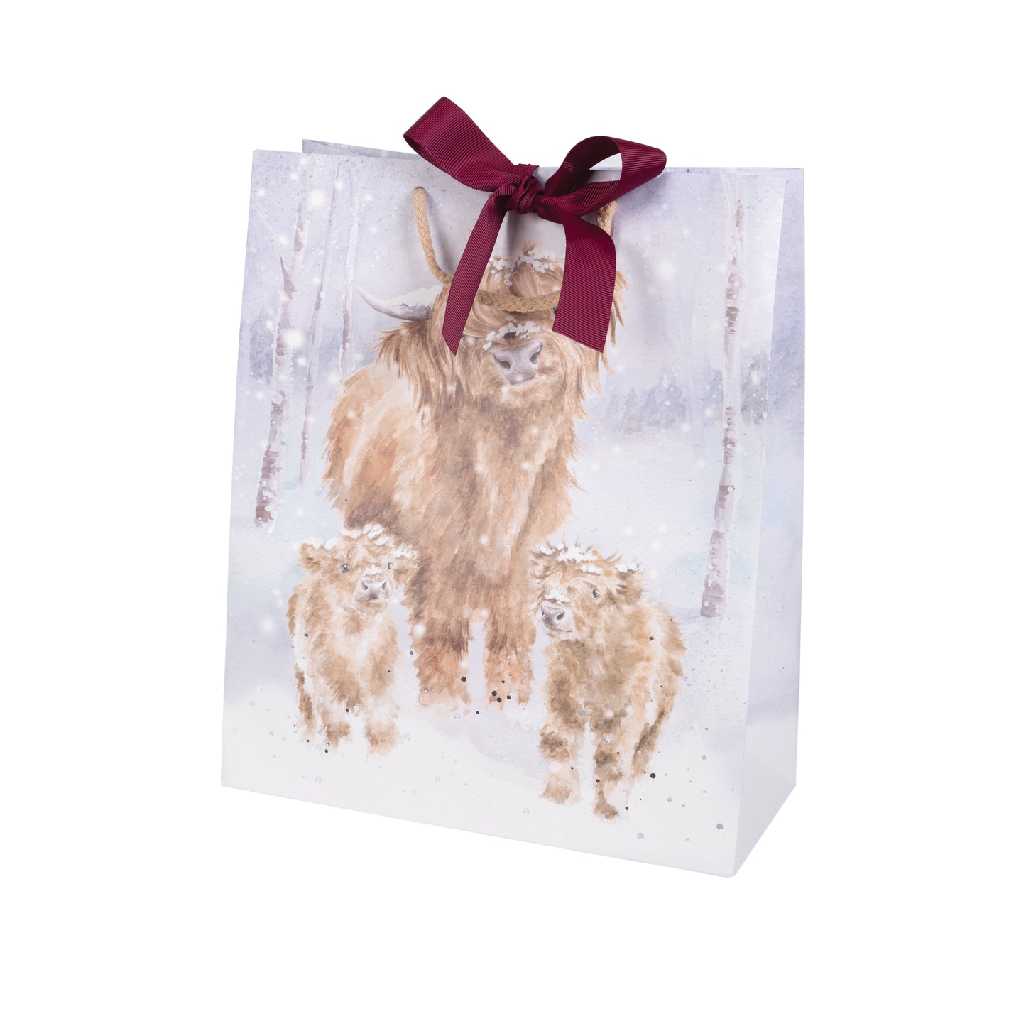 Wrendale 'A Higlands Christmas' Large Gift Bag