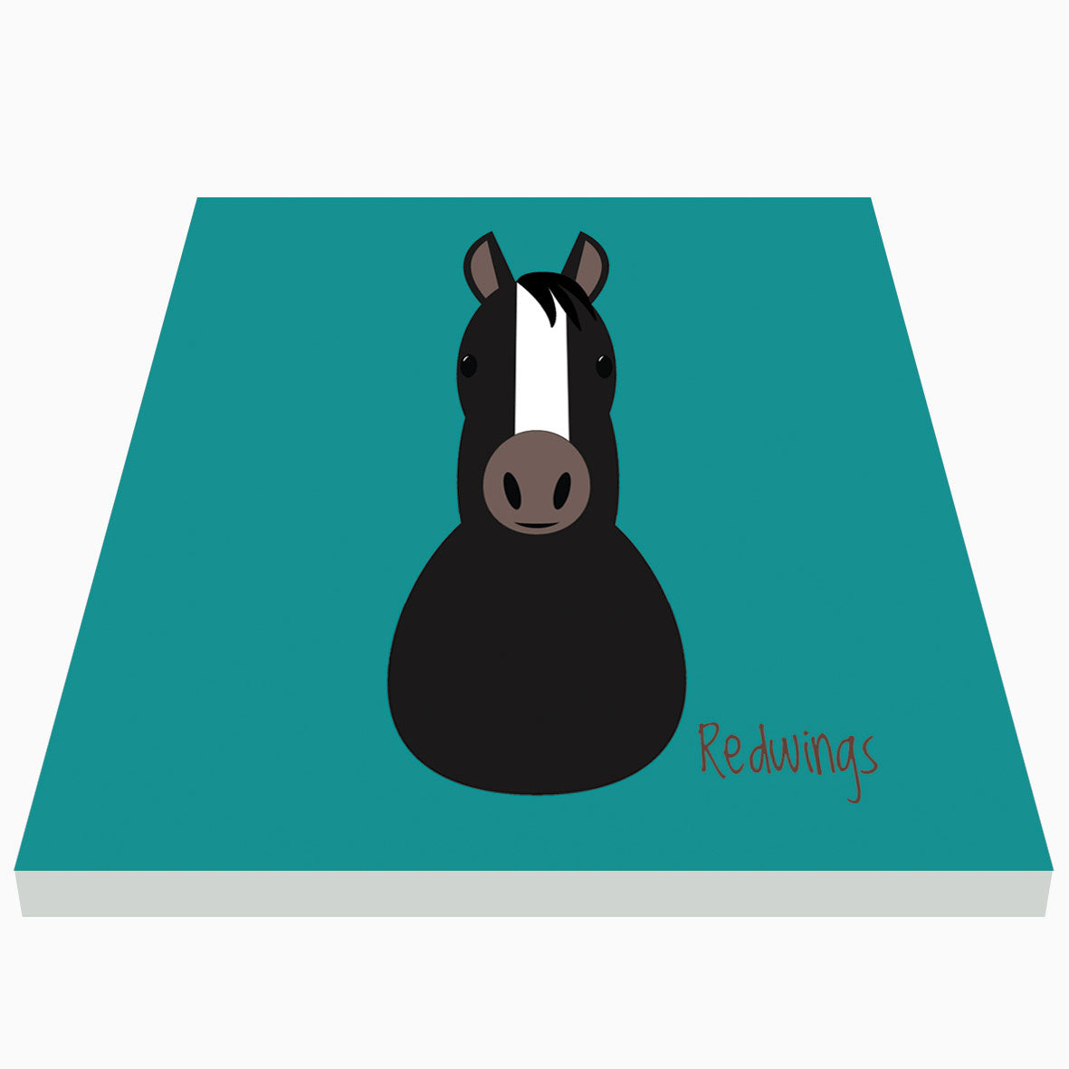 Imán cerámico ilustrado de Redwings