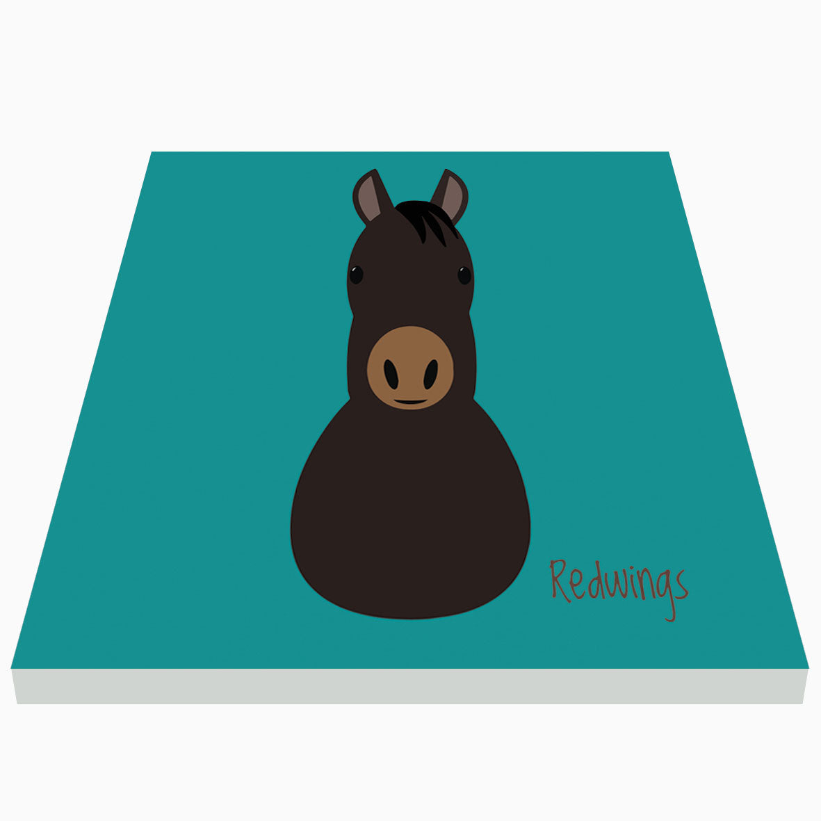 Imán cerámico ilustrado de Redwings