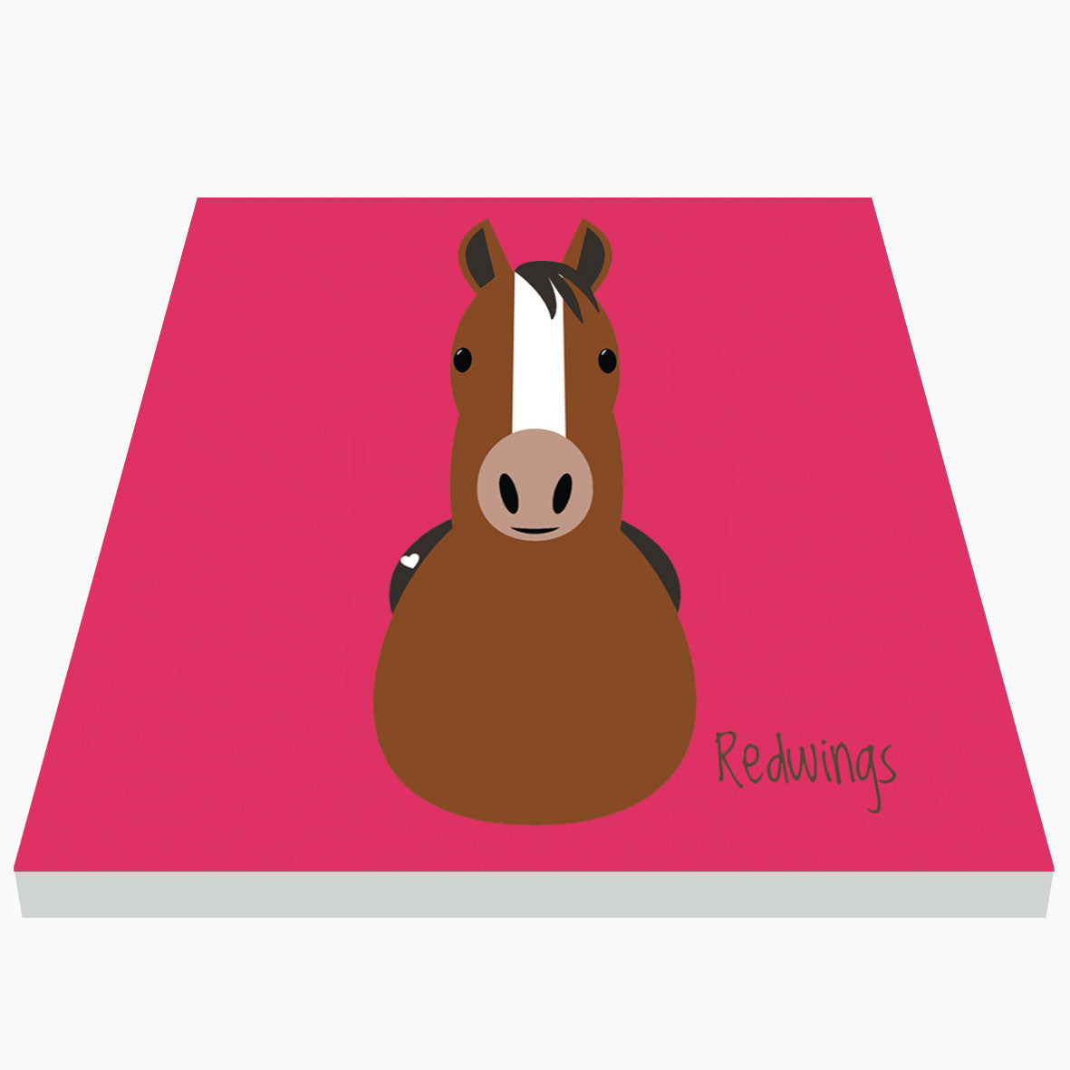 Imán cerámico ilustrado de Redwings