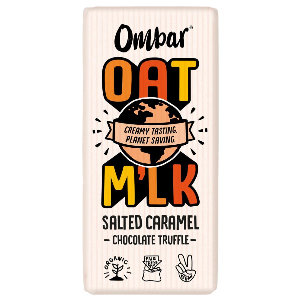 Ombar Oat Milk Salted Caramel Truffle Chocolate Bar