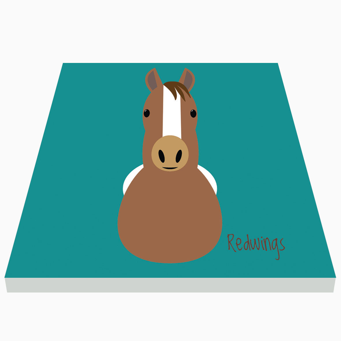 Imán cerámico ilustrado de Redwings