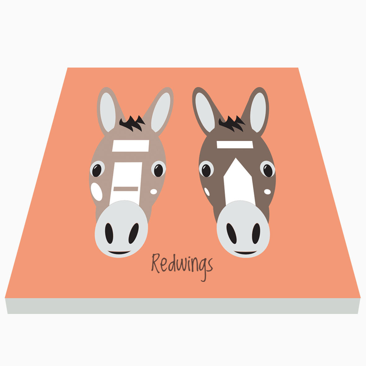 Imán cerámico ilustrado de Redwings