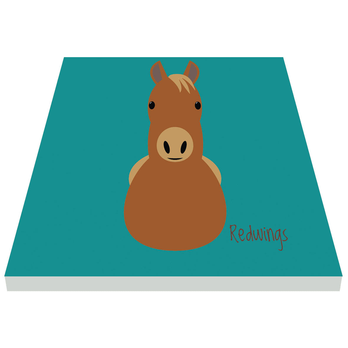 Imán cerámico ilustrado de Redwings