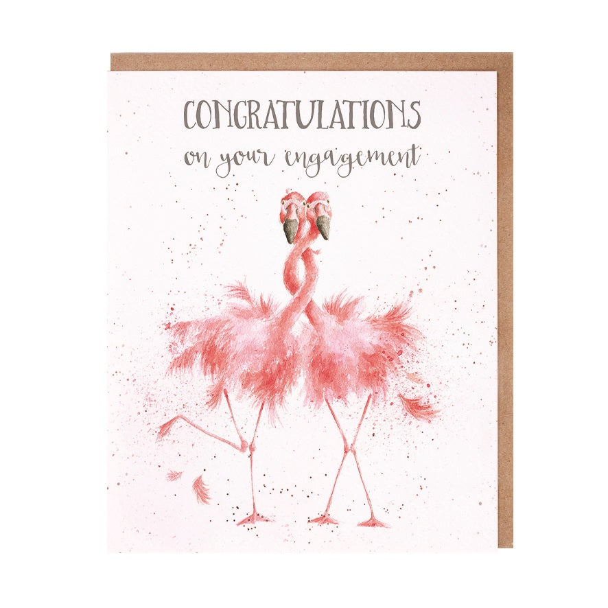 Wrendale Flamingo Together Card