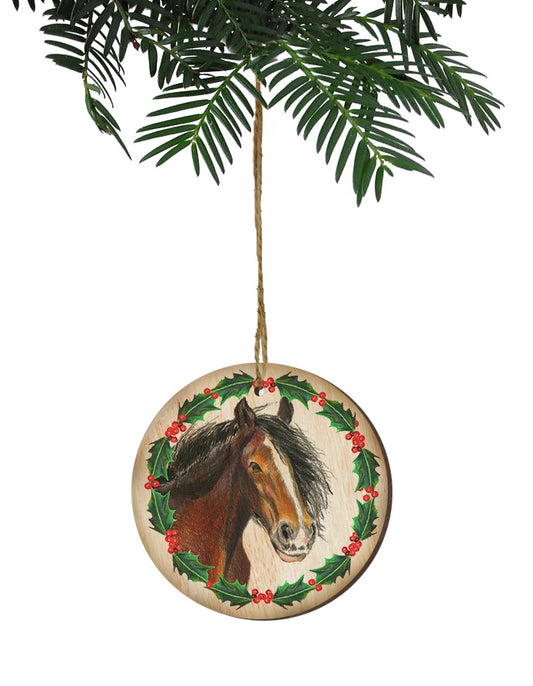 Holly Blue Tree Decoration