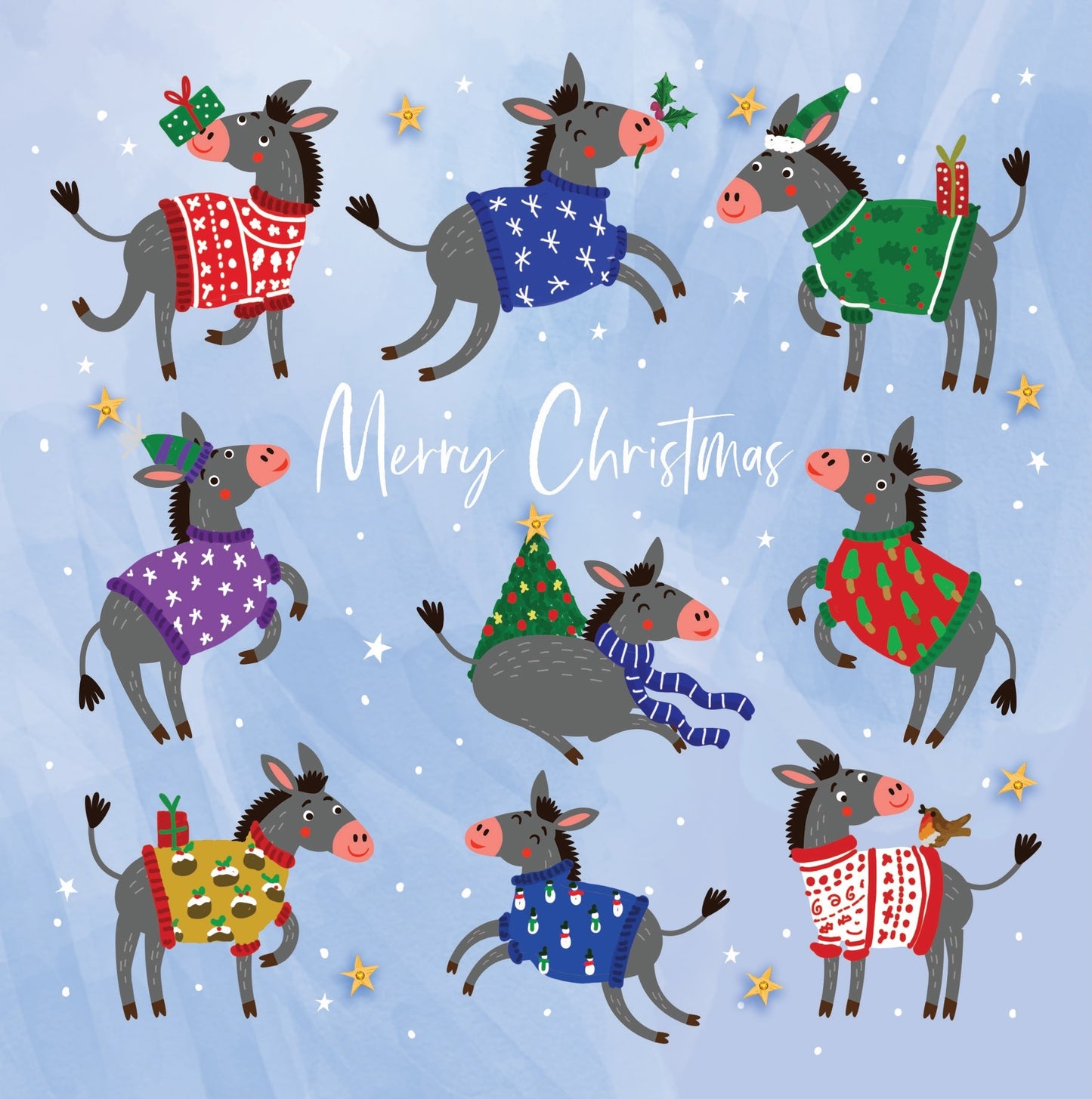 Festive Donkeys