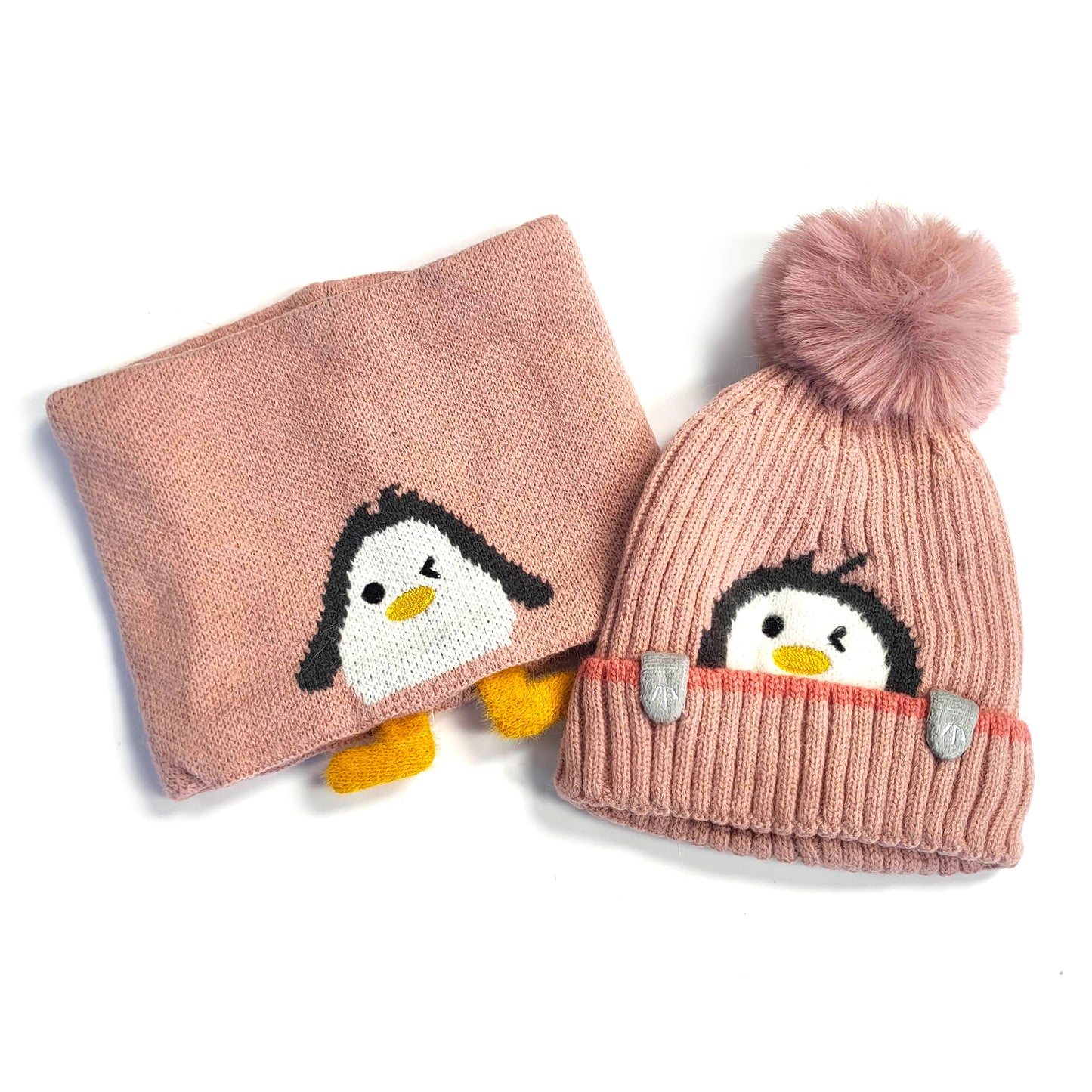 Penguin Hat & Snood Set