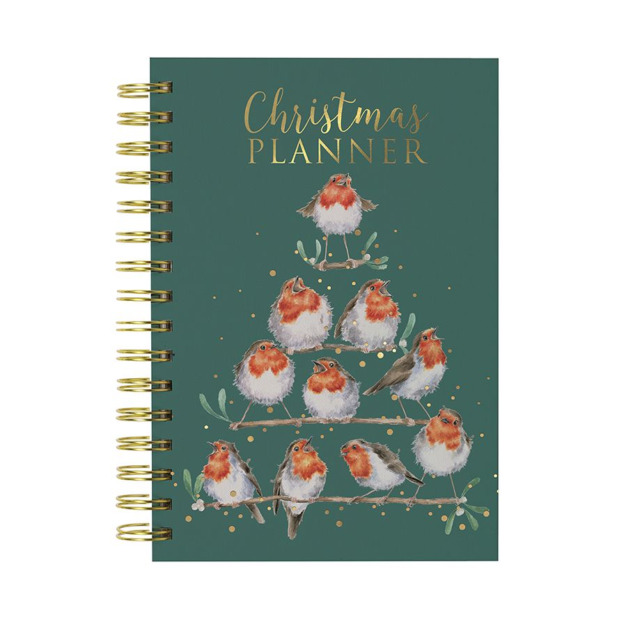 Wrendale 'Rockin Robin' Christmas Planner