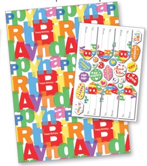 Happy Birthday Gift Wrap