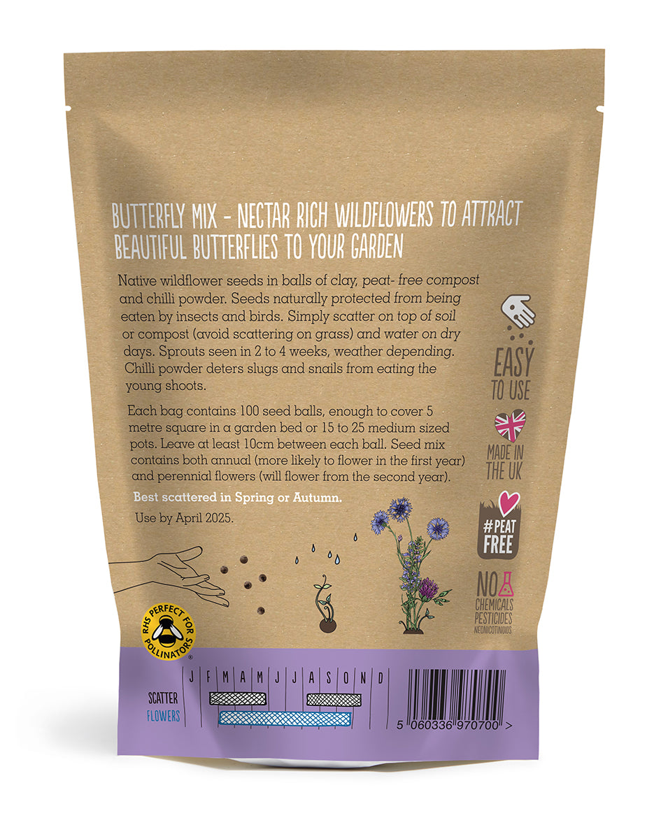 Seedball Butterfly Mix Grab Bag