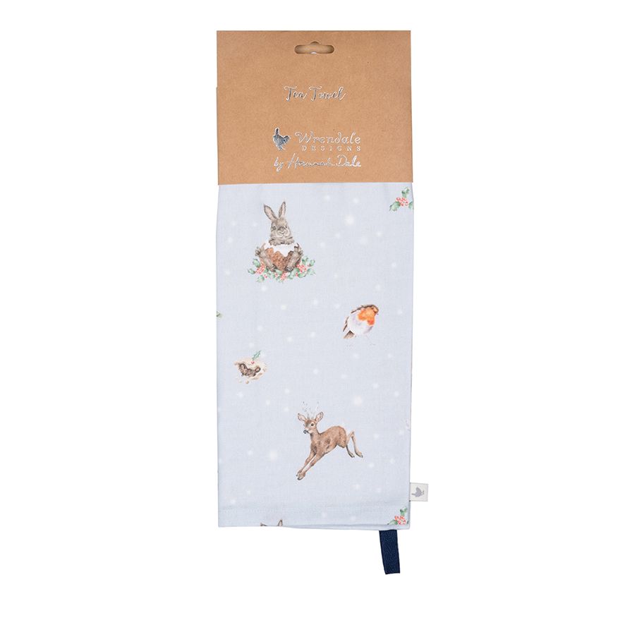Wrendale 'Winter Woodland' Tea Towel
