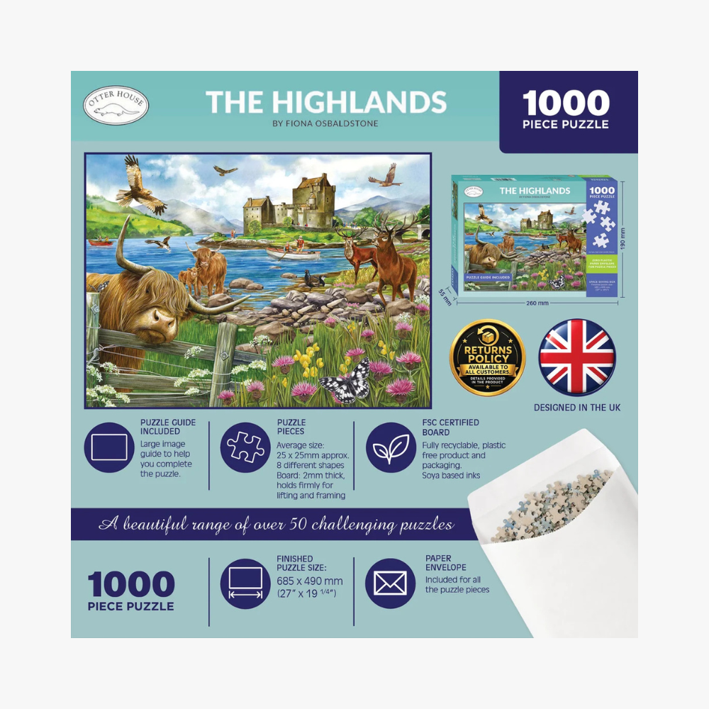 The Highlands - 1000 Piece Jigsaw Puzzle