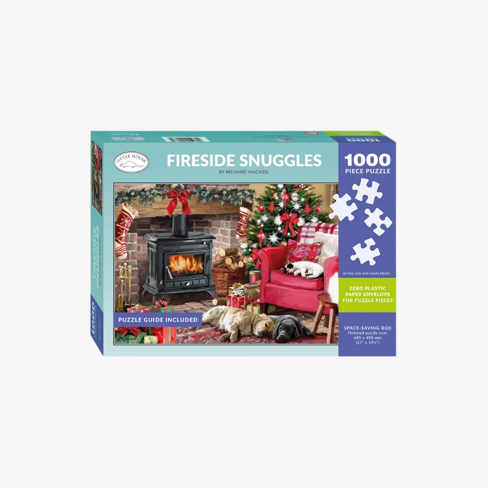 Fireside Snuggles - 1000 Piece Jigsaw Puzzle